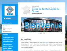 Tablet Screenshot of cga-savoie.com